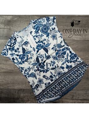 Xieerduo Floral Sleeveless Top Size S